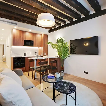 Chic - 1br-4p -ac- Marais-vosges Parijs