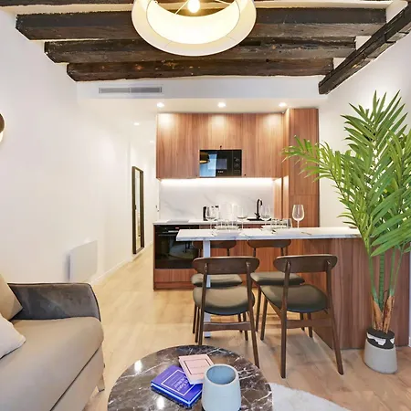 Lejlighed Chic - 1br-4p -ac- Marais-vosges *