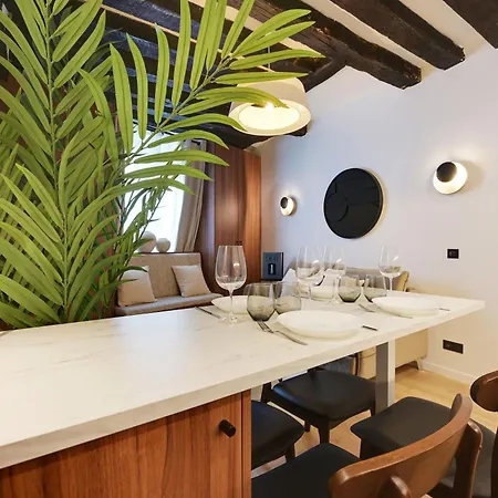 Lejlighed Chic - 1br-4p -ac- Marais-vosges