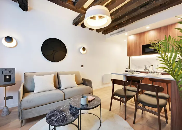 Appartement Chic - 1br-4p -ac- Marais-vosges *