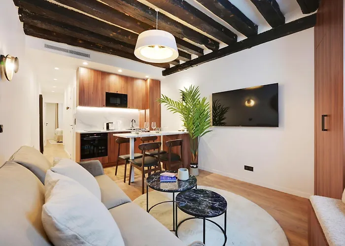 Chic - 1br-4p -ac- Marais-vosges 파리