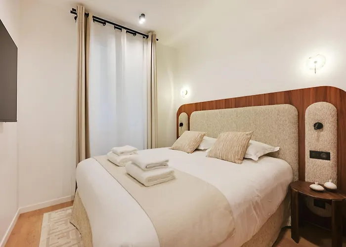 Chic - 1br-4p -ac- Marais-vosges 아파트