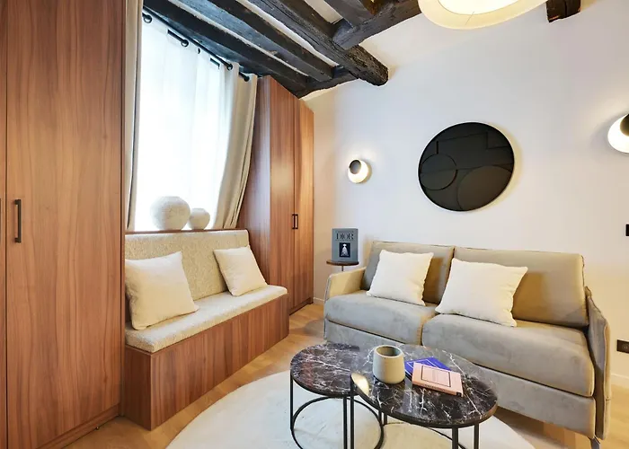 Chic - 1br-4p -ac- Marais-vosges 아파트 파리