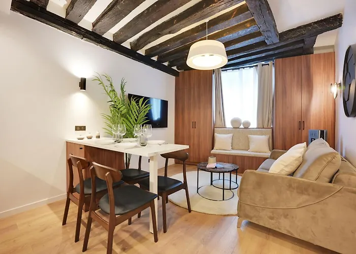 Chic - 1br-4p -ac- Marais-vosges * 파리