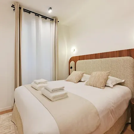 Chic - 1br-4p -ac- Marais-vosges شقة