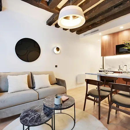 شقة Chic - 1br-4p -ac- Marais-vosges *